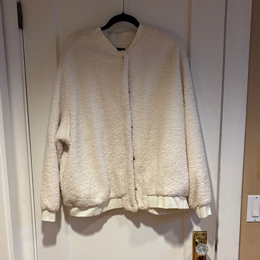 Sanctuary Cream Teddy Jacket